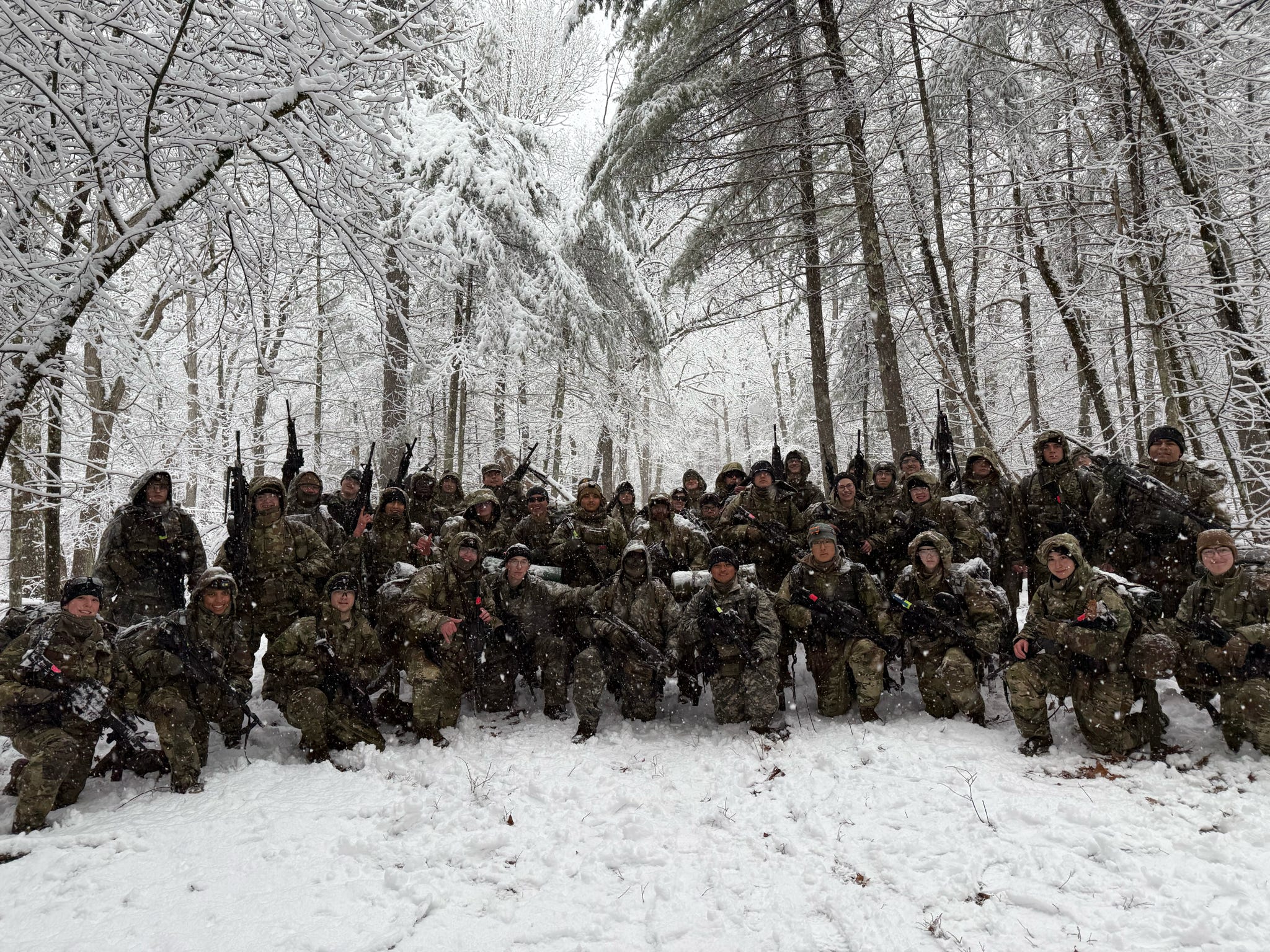 winter group photo