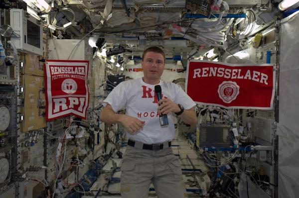 Reid Wiseman aboard the International Space Station